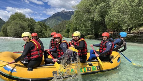 Rafting tábor Szlovéniában / Rafting camp in Slovenia