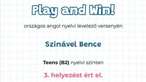 Play and Win - III. hely